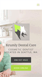 Mobile Screenshot of krumlydentalcare.com